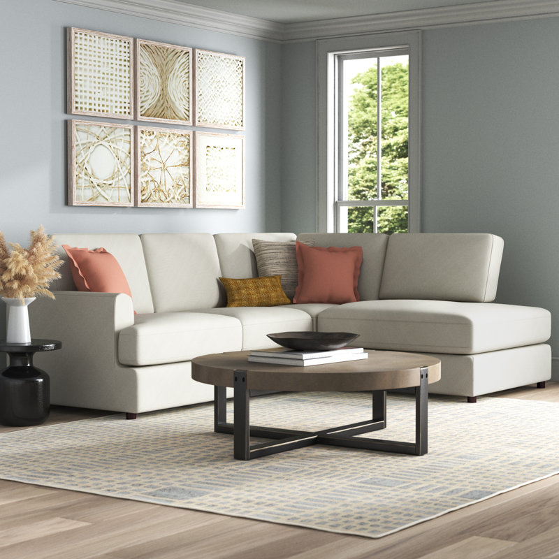 Latitude Run® Cylburn 129.5" Right Hand Facing Sectional Wayfair